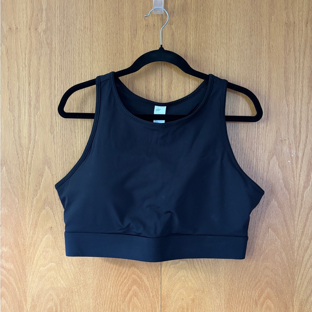Fabletics Black Sports Bra NWT